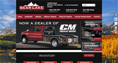 Desktop Screenshot of bearlaketrailersales.com